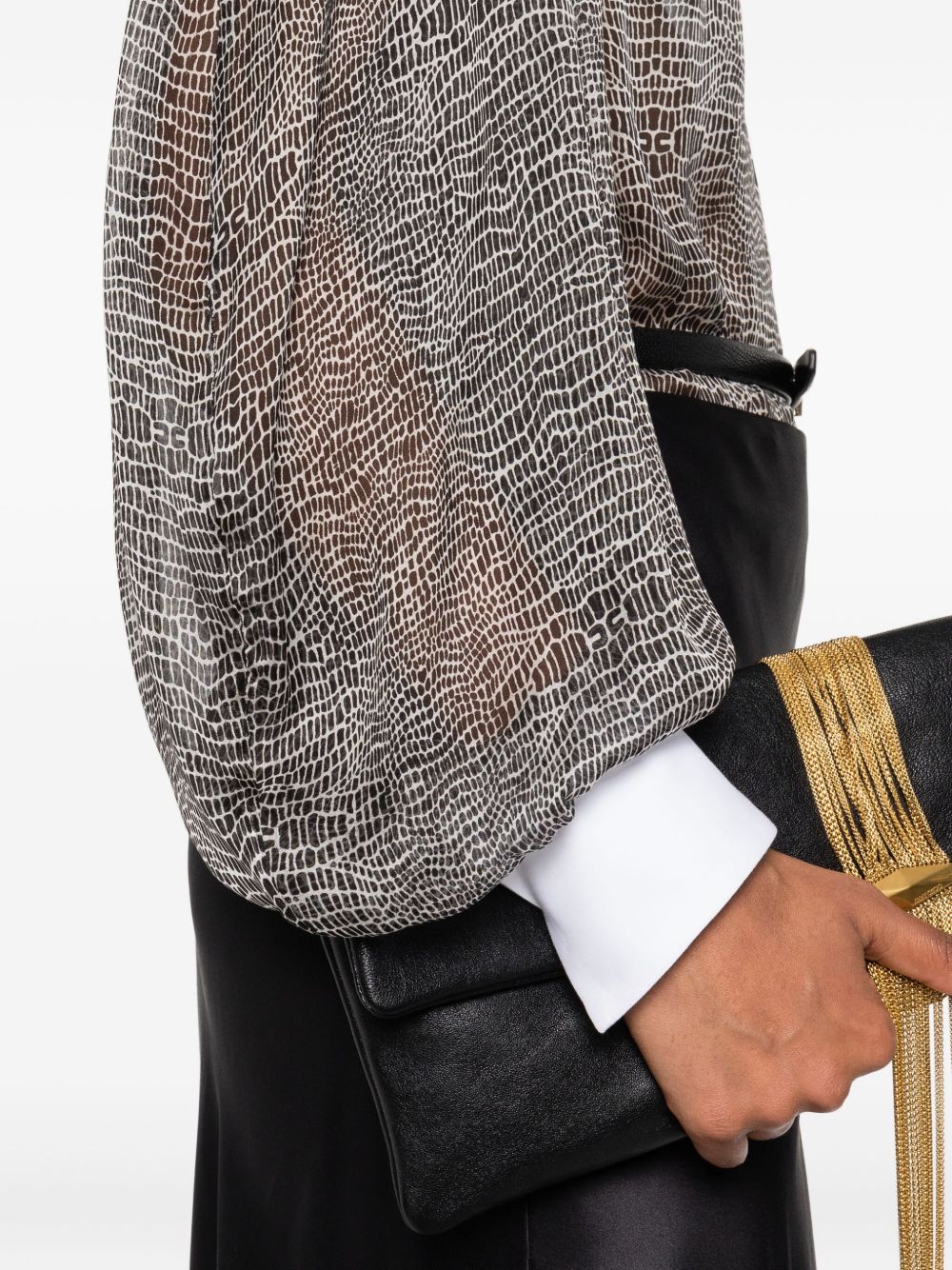 Elisabetta Franchi Top Black Elisabetta Franchi