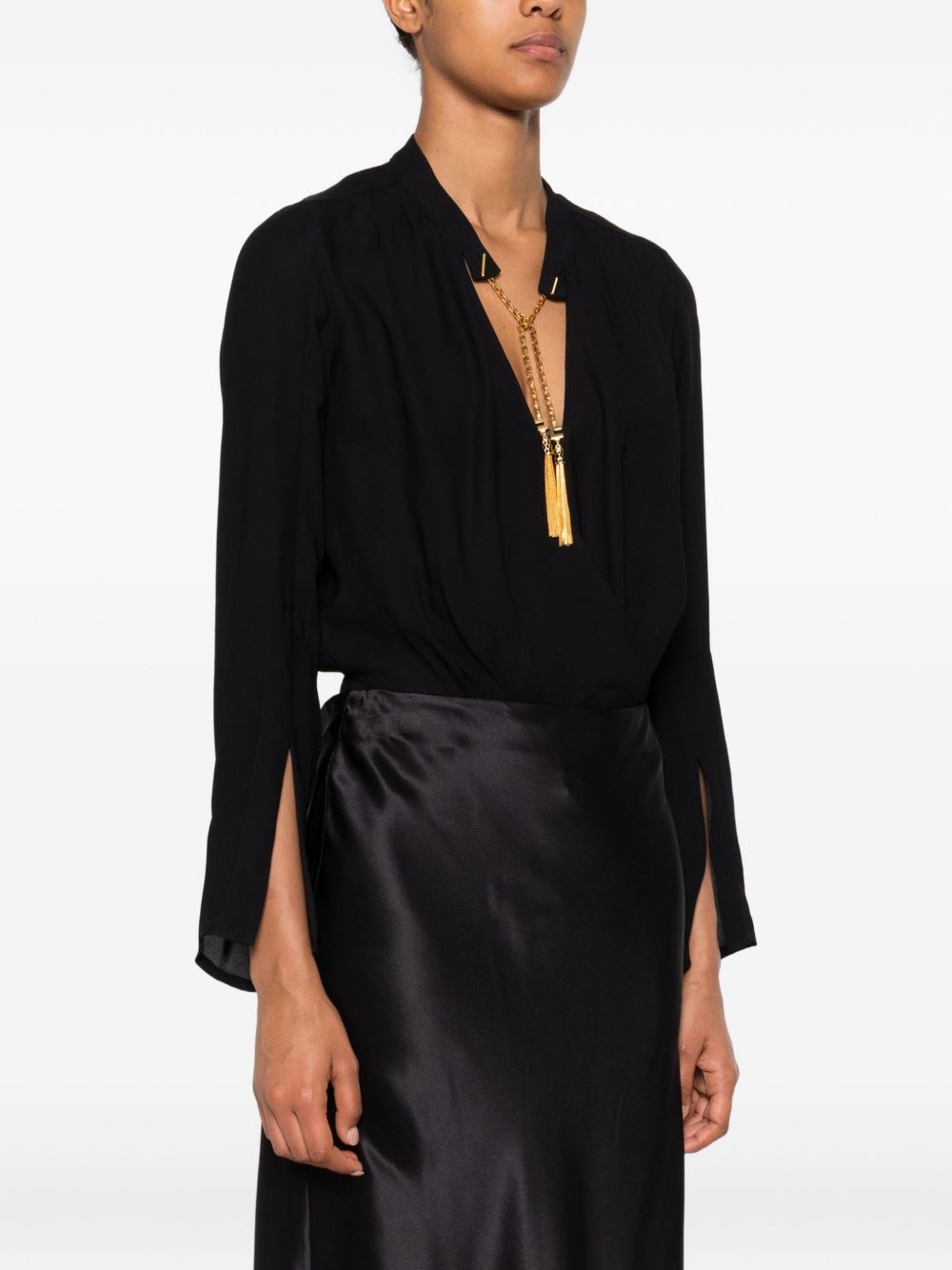 Elisabetta Franchi Top Black Elisabetta Franchi