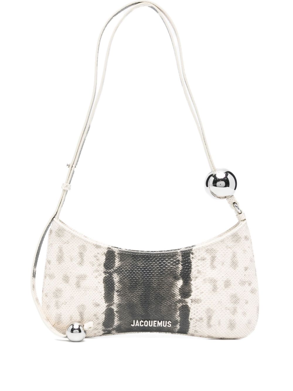 JACQUEMUS The Bisou Perle ball-embellished shoulder bag JACQUEMUS