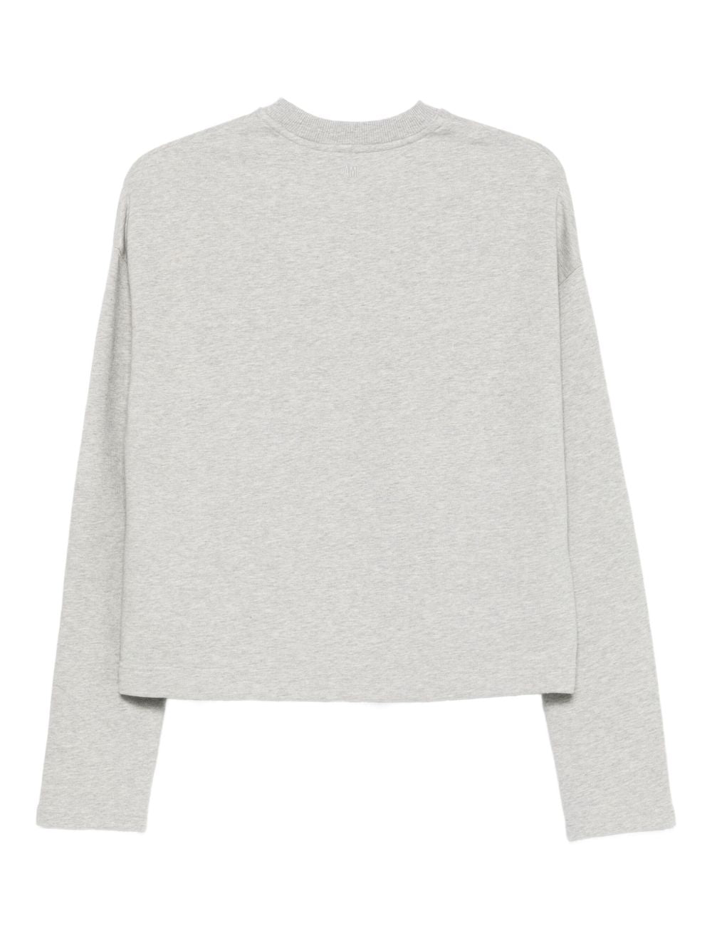 Ami Paris Sweaters Light Grey Ami Paris