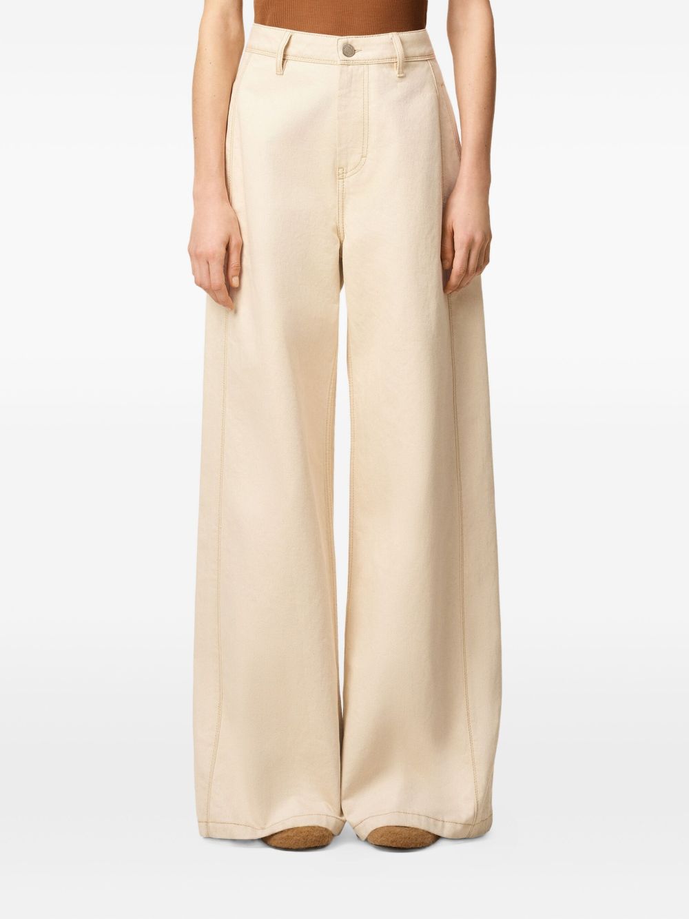Ami Paris Jeans Beige Ami Paris