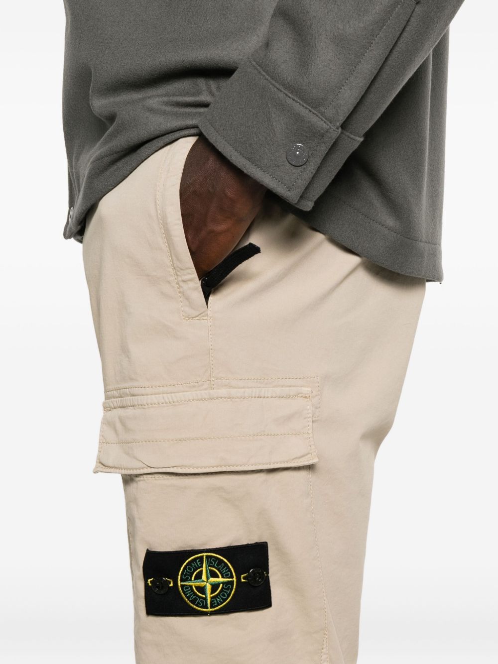 Stone Island Trousers Beige Stone Island