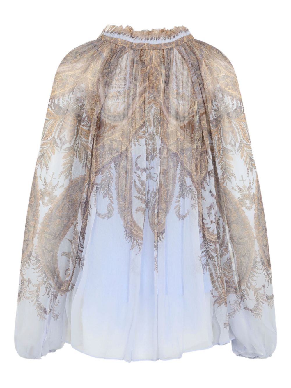 Zimmermann Paisley-print ruffled blouse Zimmermann