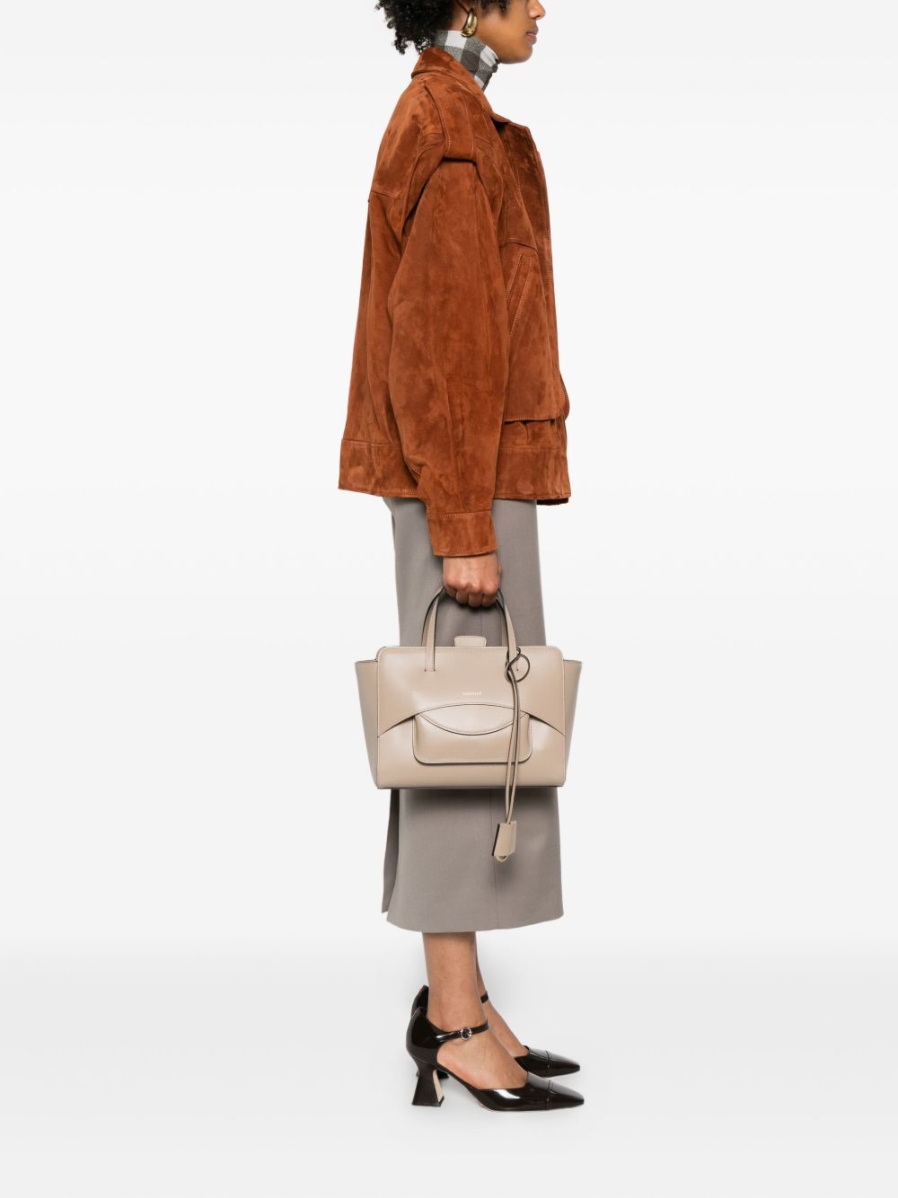 HIDESINS Small leather tote bag HIDESINS