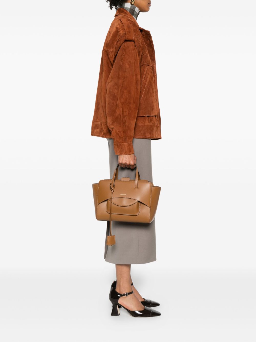 HIDESINS Flap M Caramel shoulder bag
