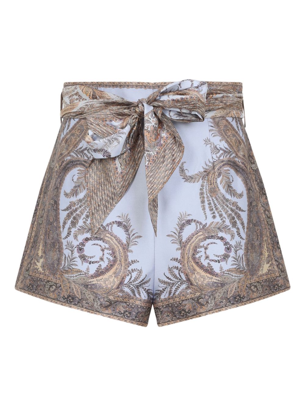 Zimmermann Paisley-print belted shorts Zimmermann