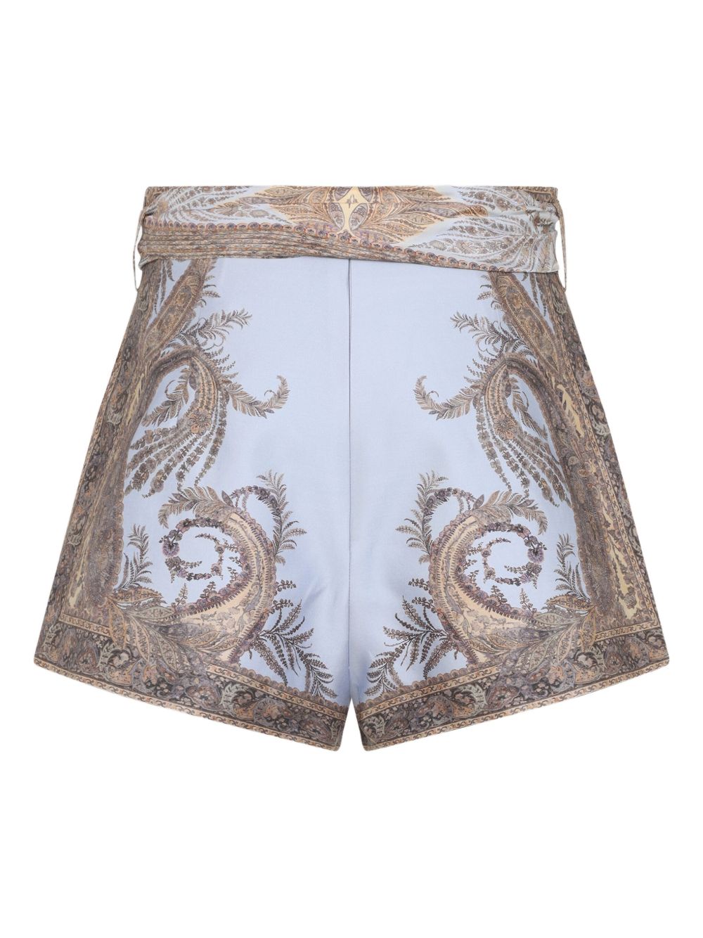 Zimmermann Paisley-print belted shorts Zimmermann
