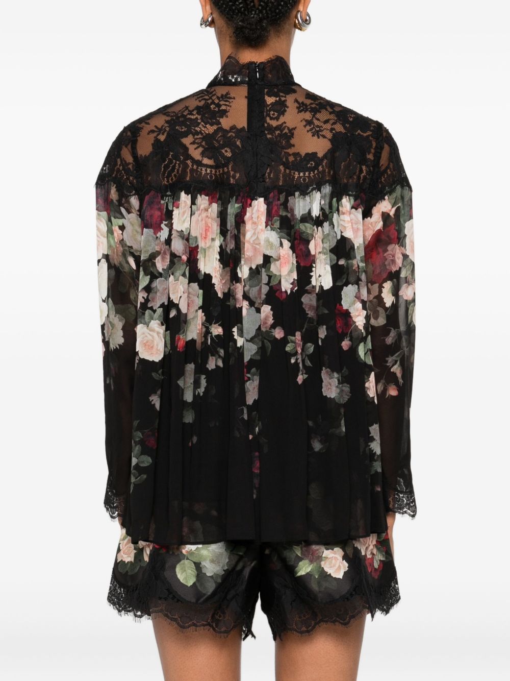 Zimmermann Lace-trimmed floral blouse Zimmermann