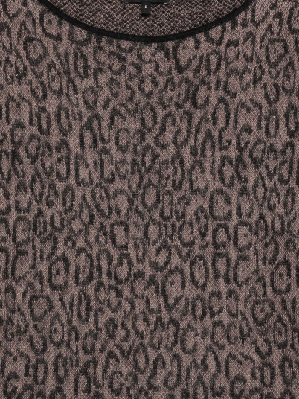 Emporio Armani Leopard-print crew-neck sweater Emporio Armani