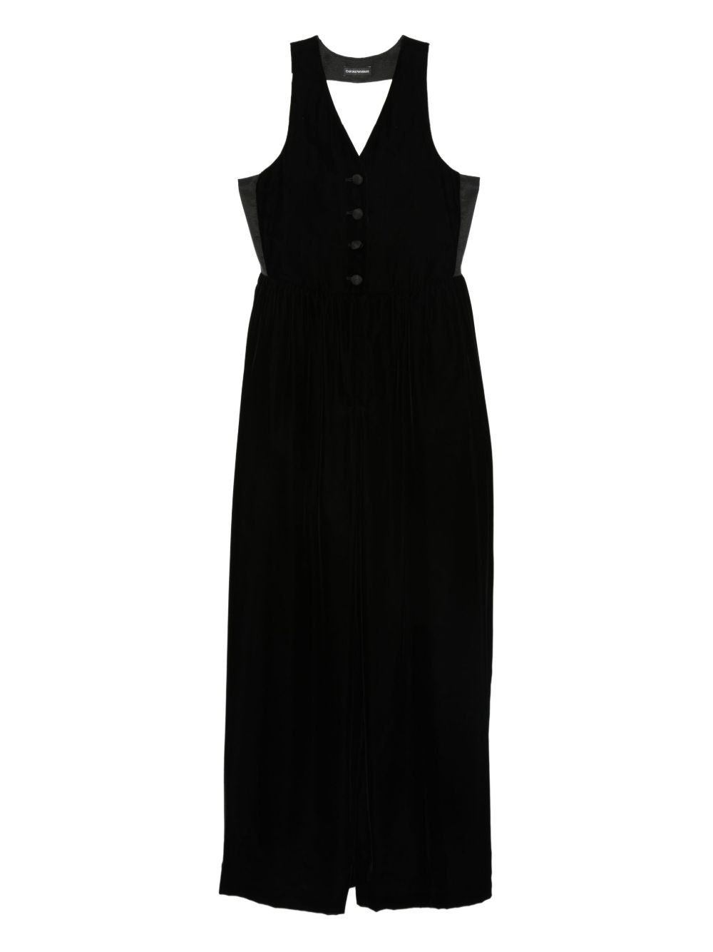 Emporio Armani Button-fastening V-neck jumpsuit Emporio Armani