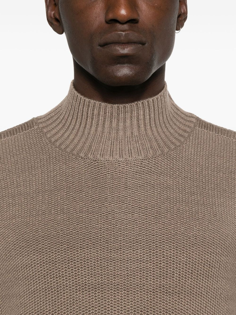 Emporio Armani High-neck striped sweater Emporio Armani