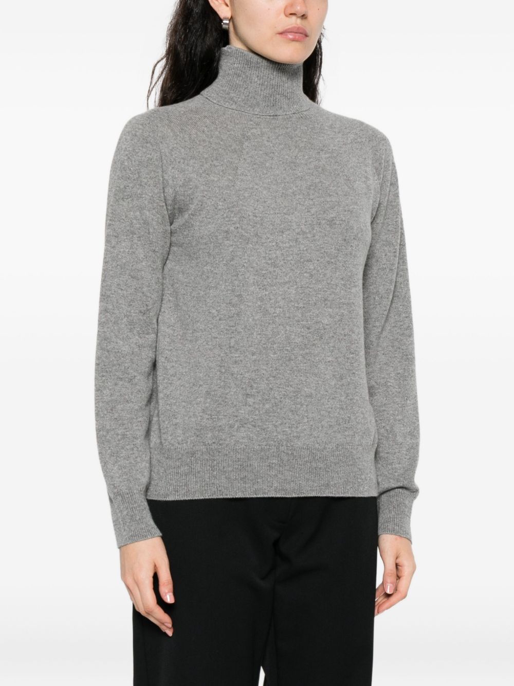 Emporio Armani Cashmere turtleneck long sleeve top Emporio Armani