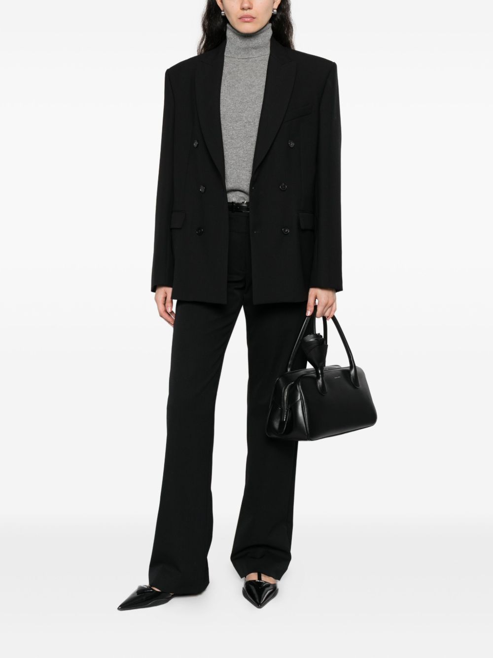 Emporio Armani Cashmere turtleneck long sleeve top Emporio Armani