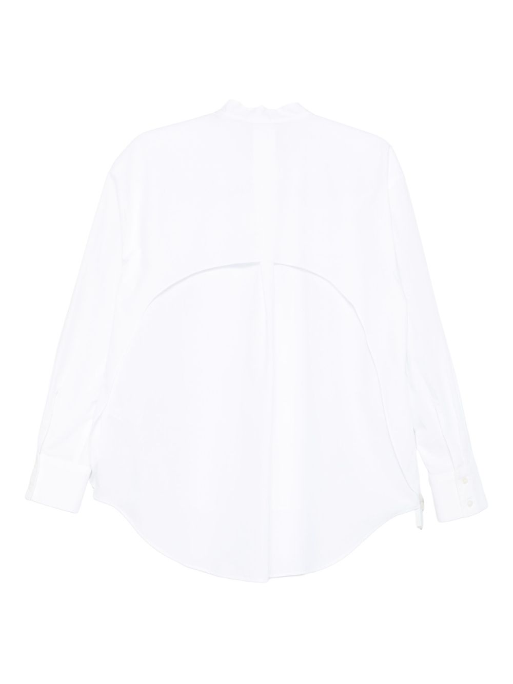 Emporio Armani Button-front curved-hem shirt Emporio Armani