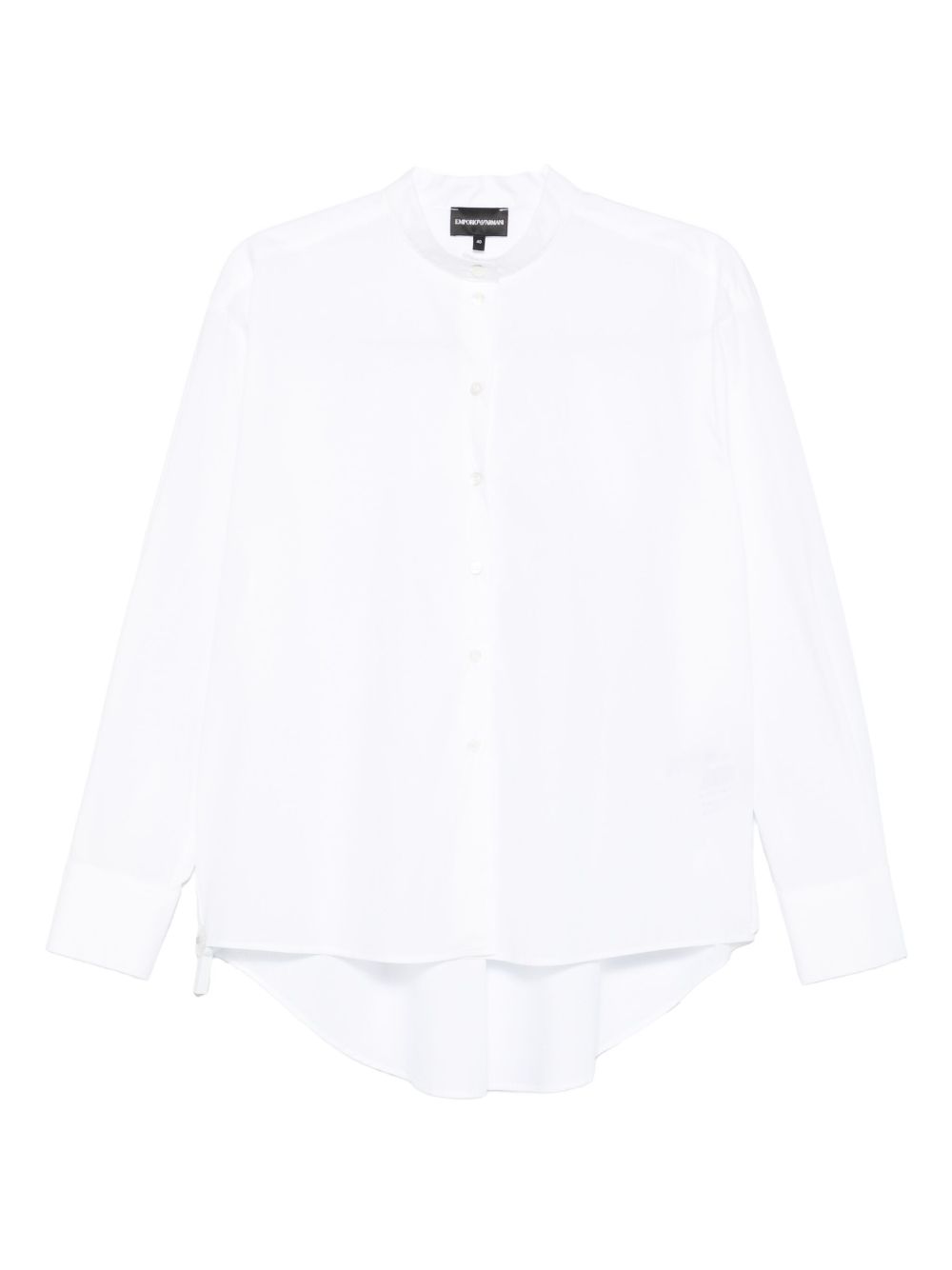 Emporio Armani Button-front curved-hem shirt Emporio Armani