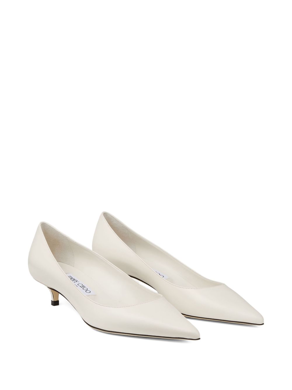 Jimmy Choo With Heel White Jimmy Choo
