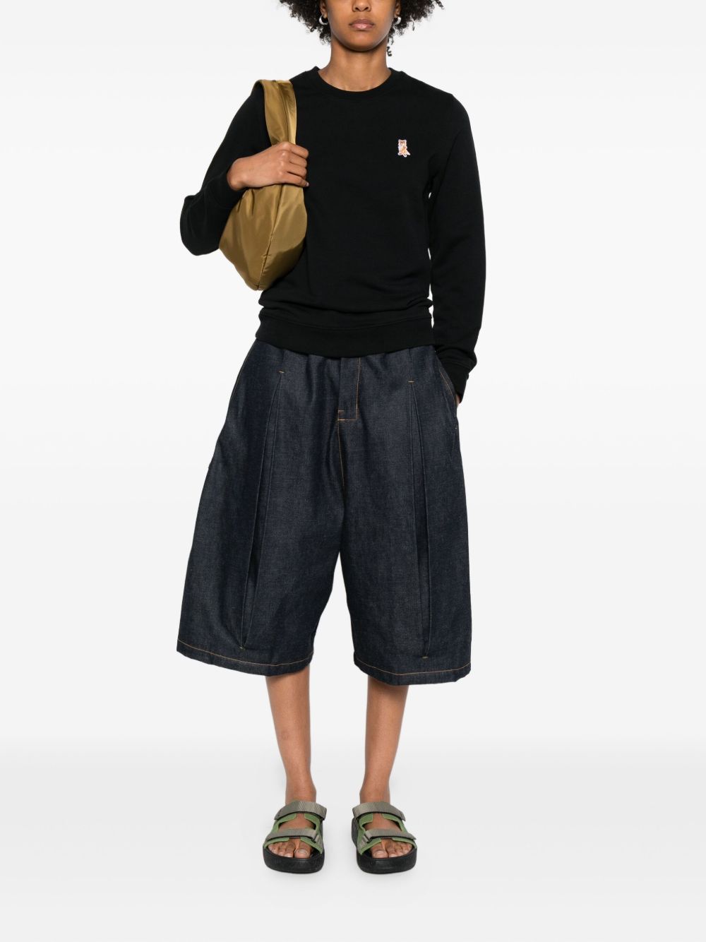 Maison Kitsuné Sweatshirt with fox embroidery Maison Kitsuné