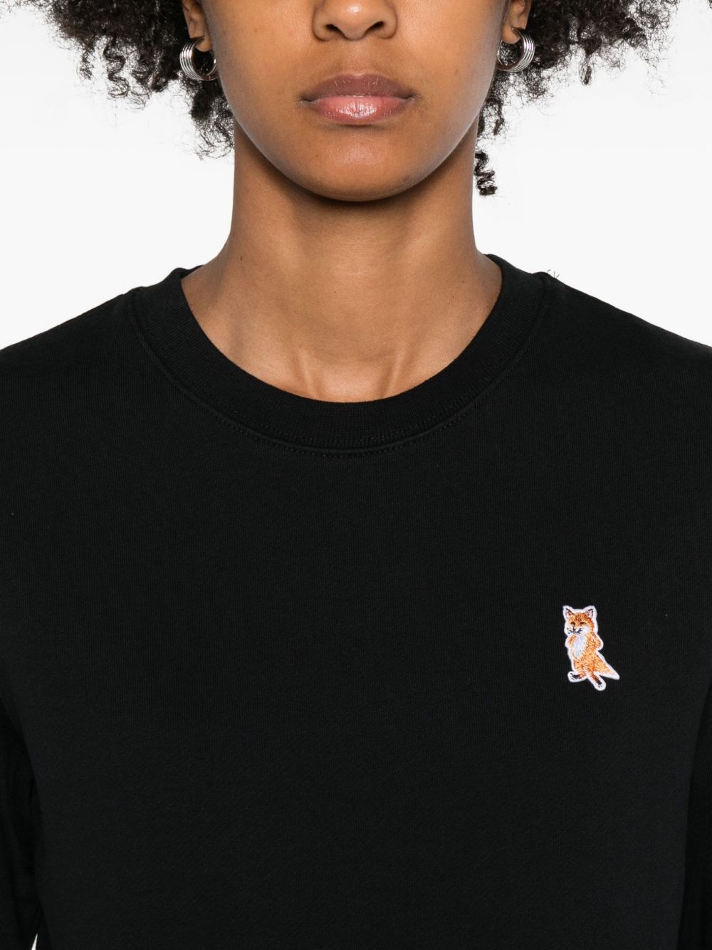 Maison Kitsuné Sweatshirt with fox embroidery Maison Kitsuné