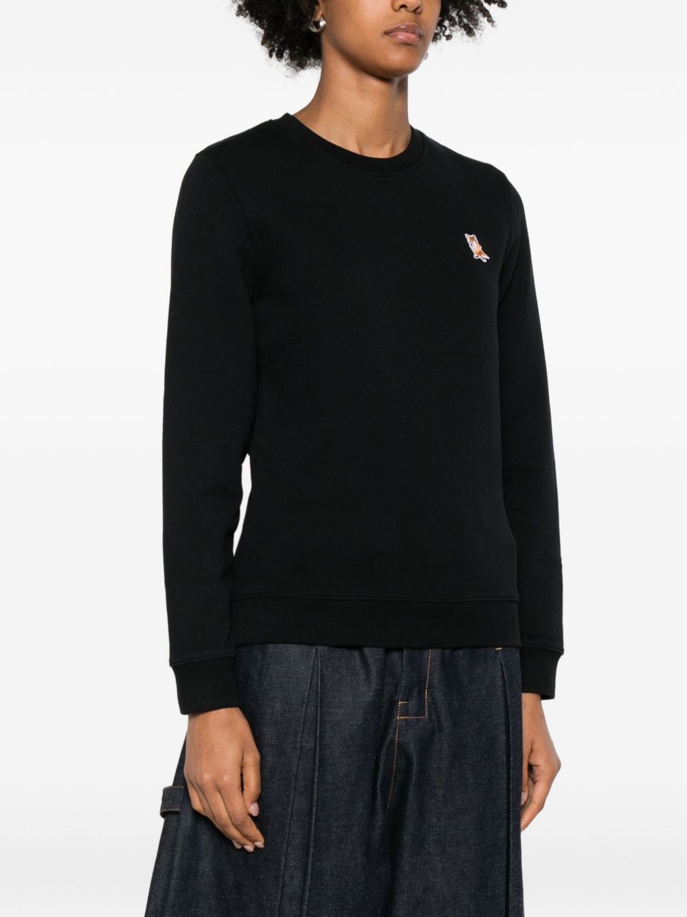 Maison Kitsuné Sweatshirt with fox embroidery Maison Kitsuné
