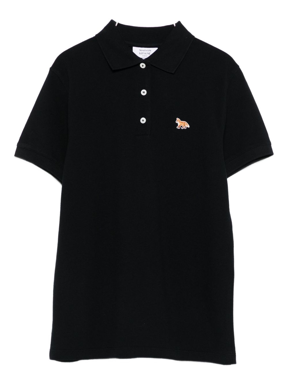 Maison Kitsuné Fox-embroidered polo shirt Maison Kitsuné