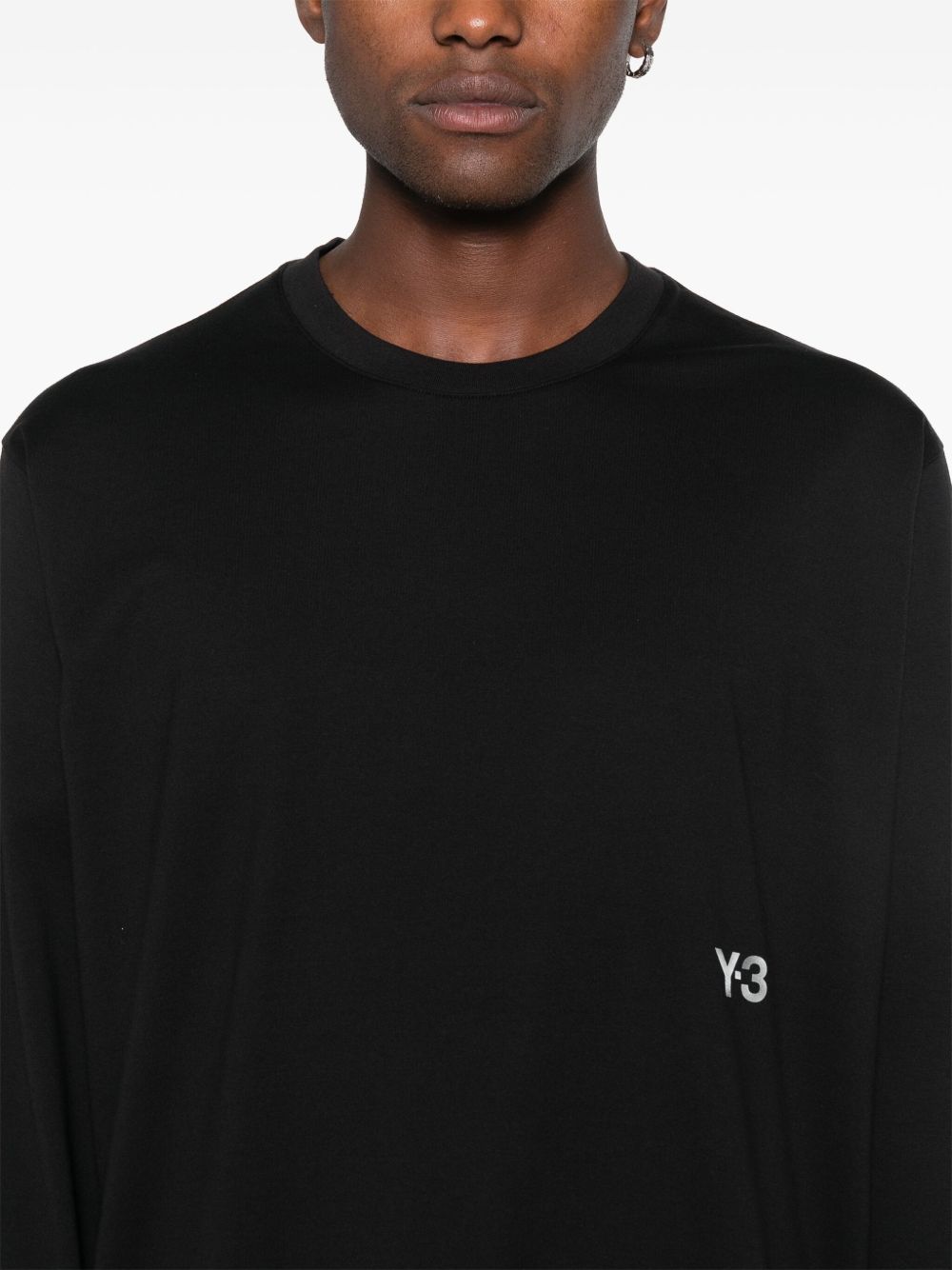Y-3 T-shirts and Polos Black Y-3