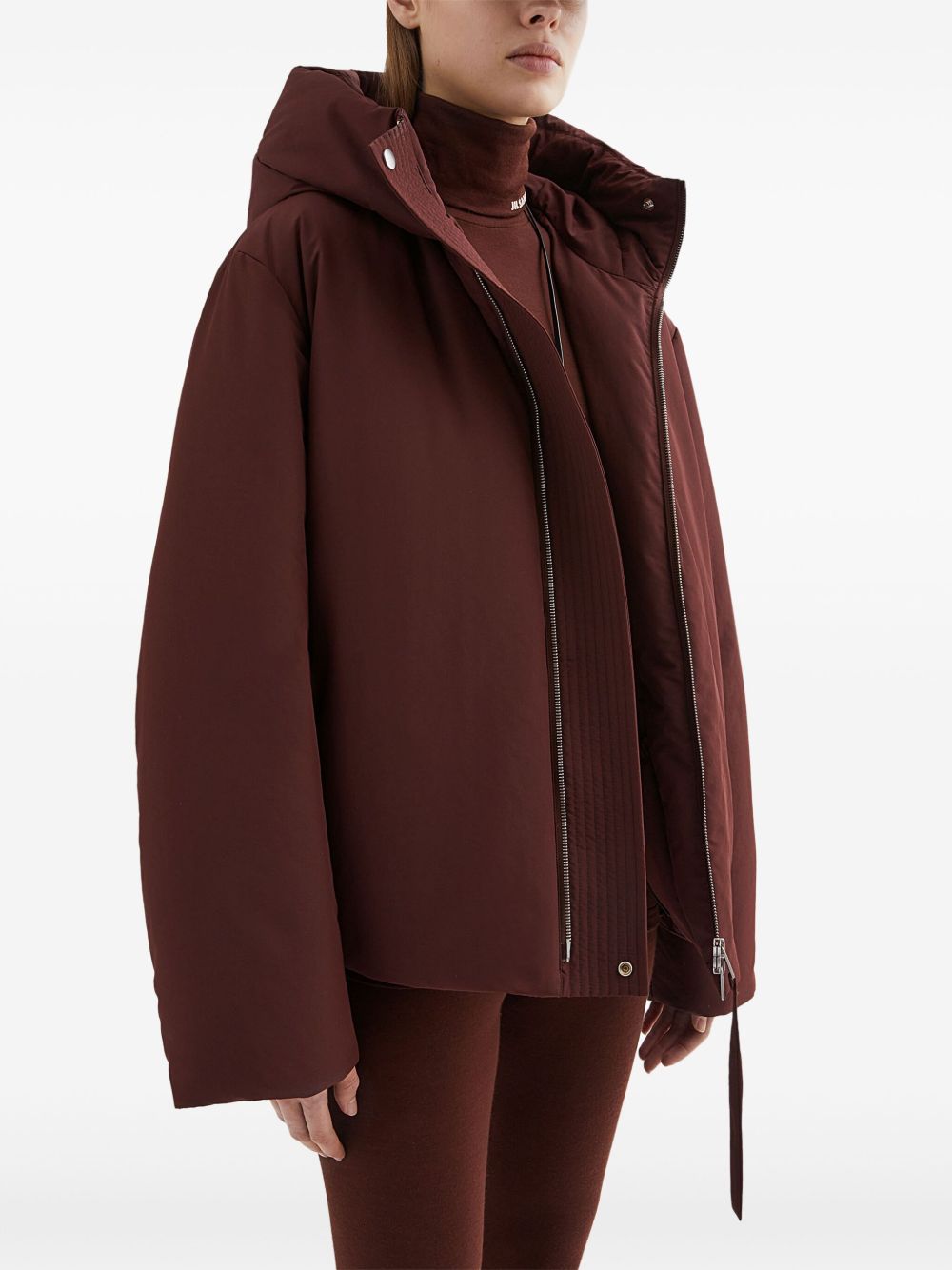 JIL SANDER PLUS Coats Bordeaux Jil Sander Plus
