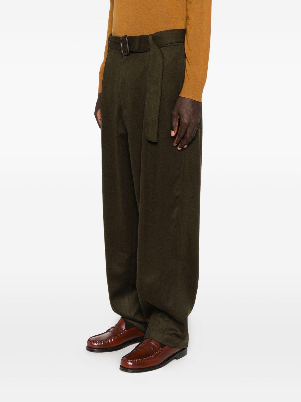 EMPORIO ARMANI EXCLUSIVE Trousers Green EMPORIO ARMANI EXCLUSIVE