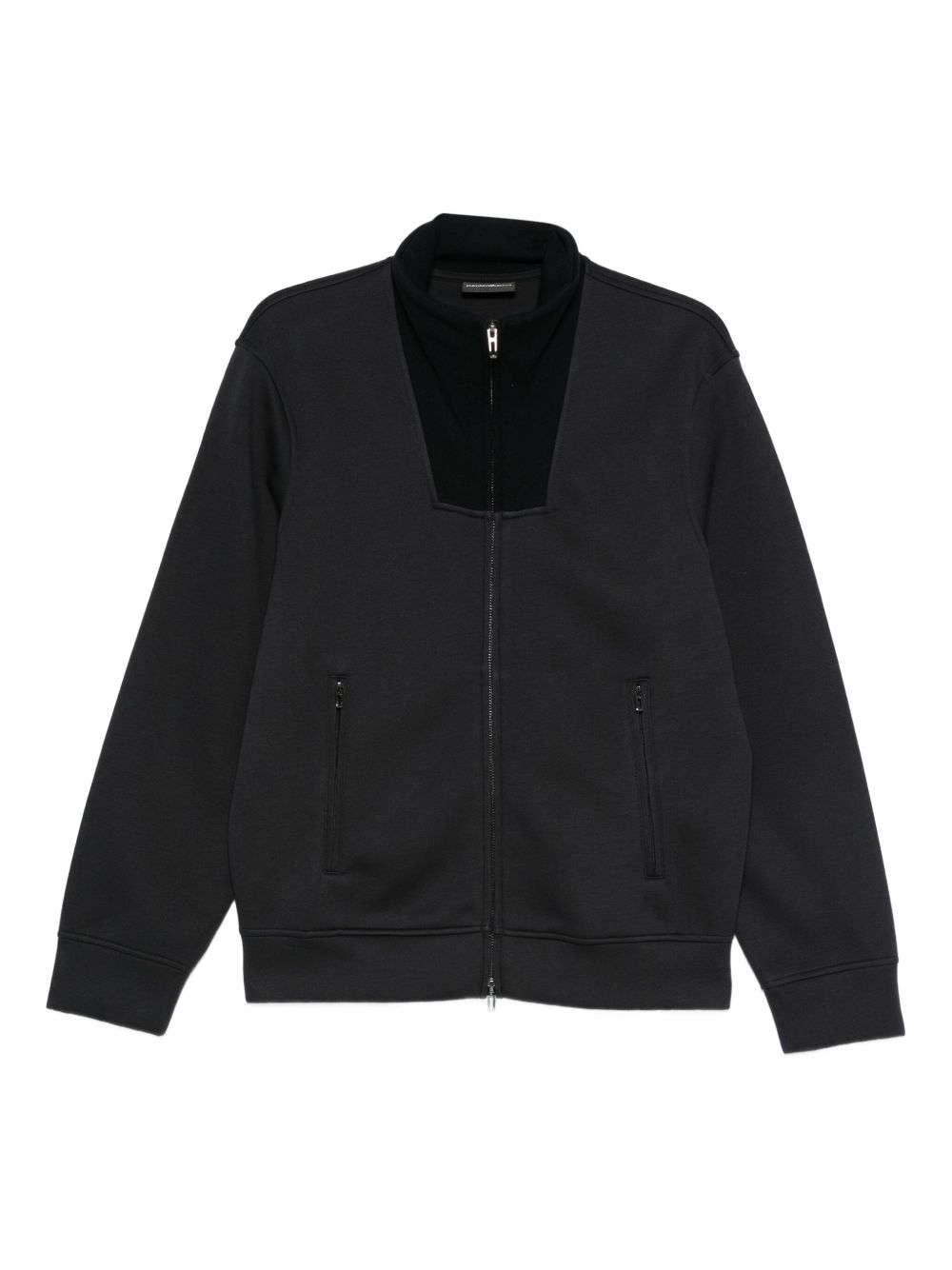 Emporio Armani Zip-front panelled jacket Emporio Armani