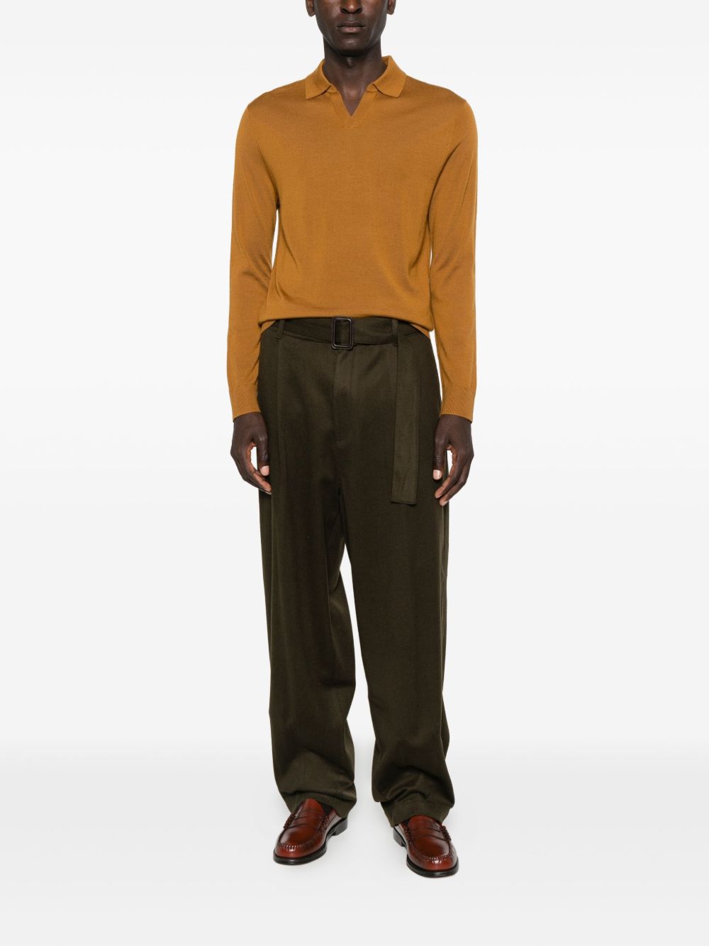 Emporio Armani Polo-neck long-sleeve sweater Emporio Armani