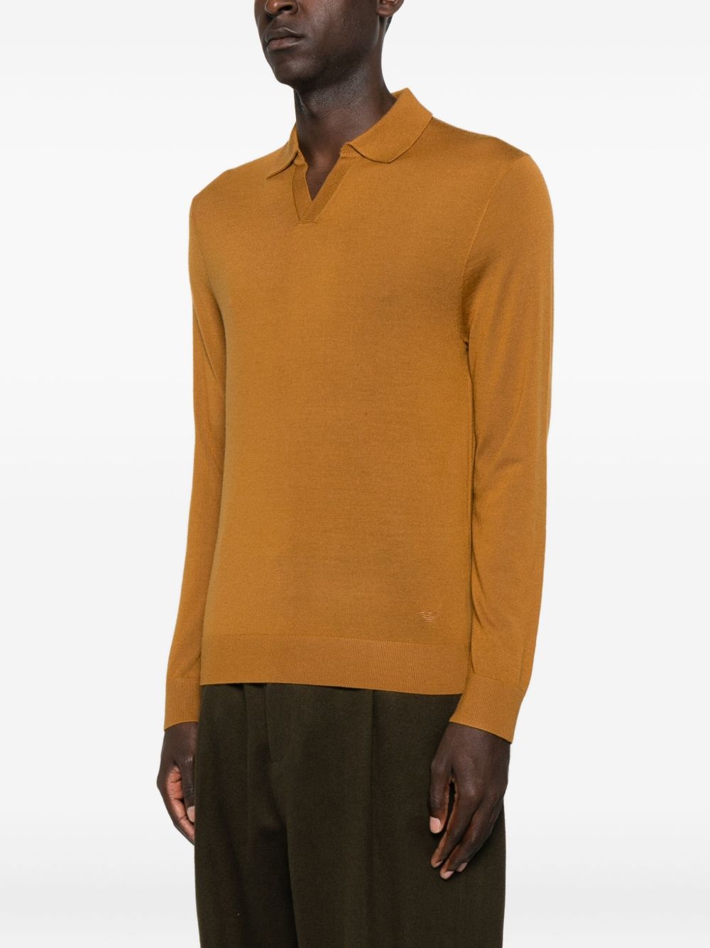 Emporio Armani Polo-neck long-sleeve sweater Emporio Armani