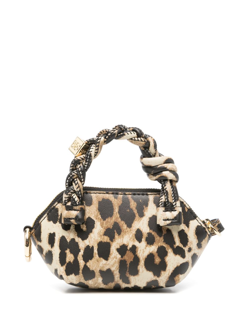 Ganni Leopard Nano Bou Bag Ganni