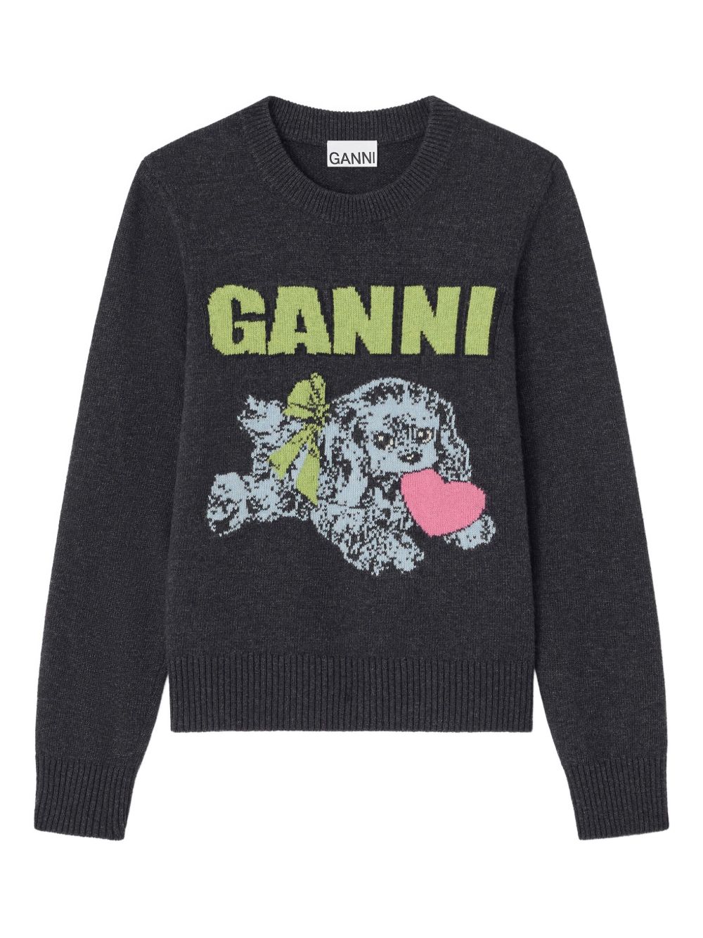 GANNI Sweaters Grey Ganni