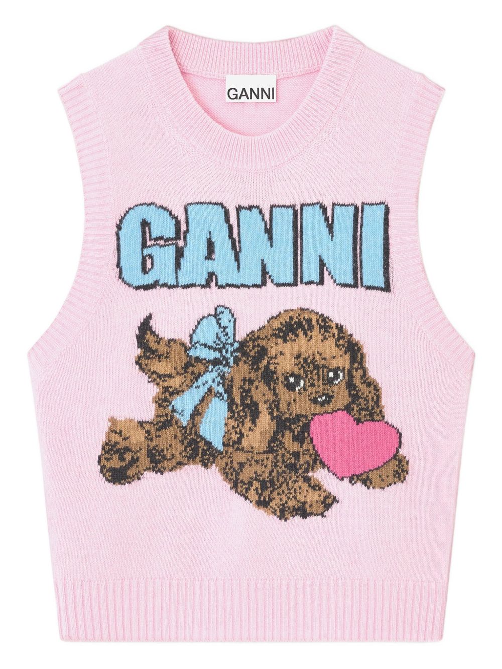 GANNI Sweaters Pink Ganni