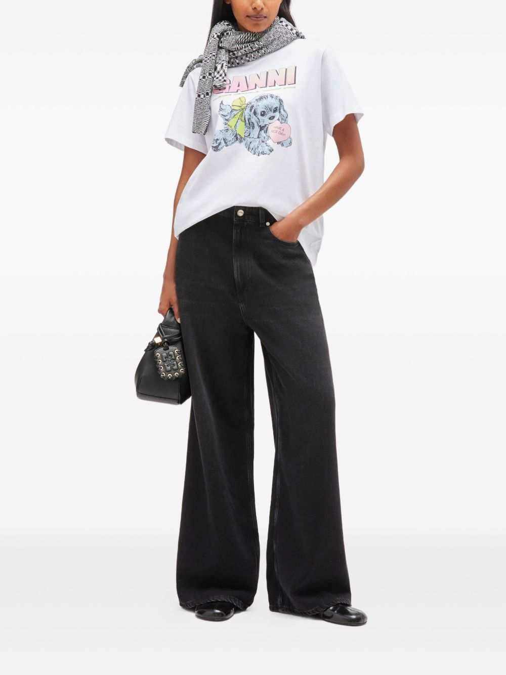 GANNI T-shirts and Polos White Ganni