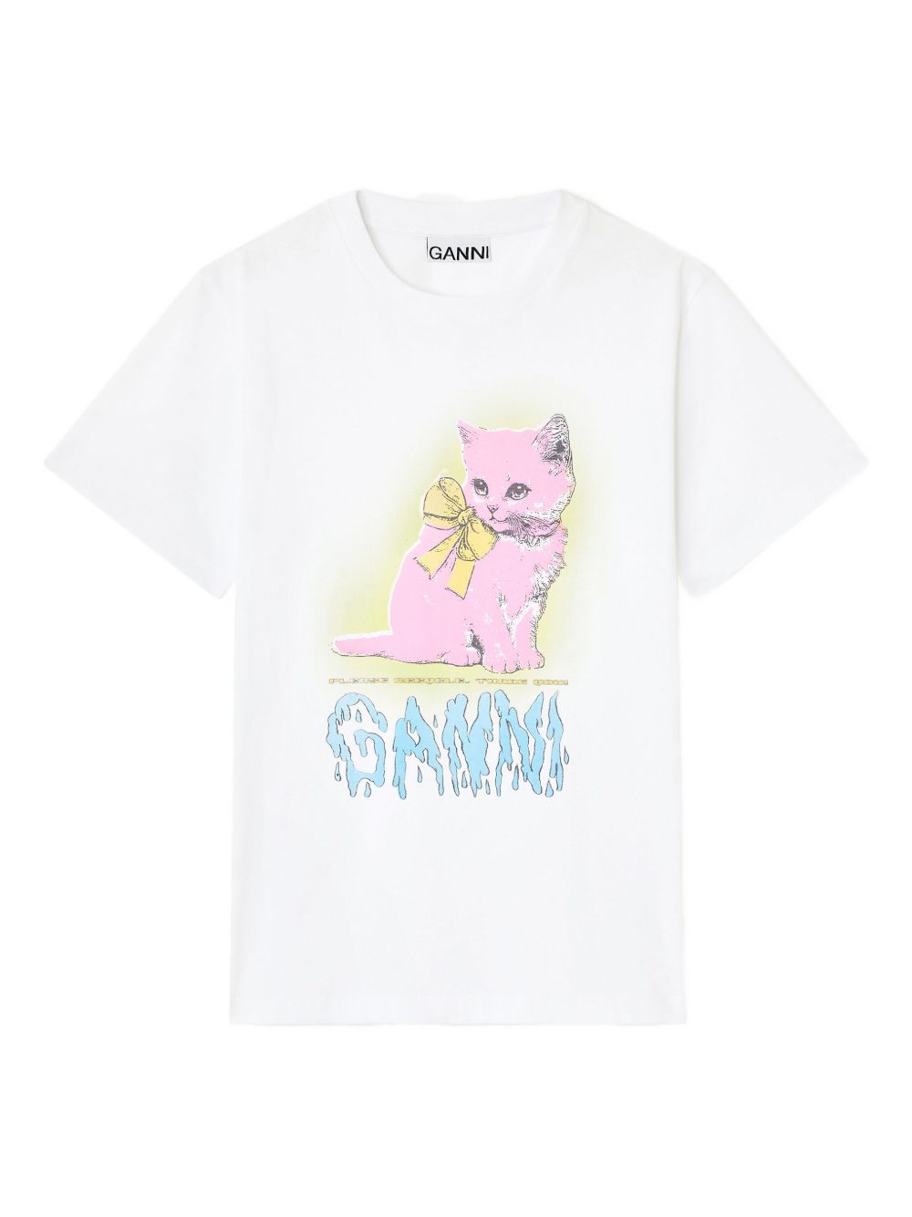 GANNI T-shirts and Polos White Ganni