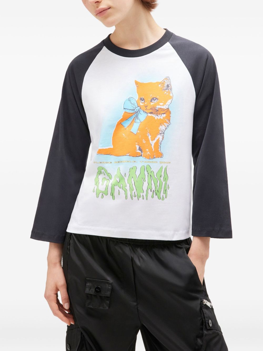 GANNI T-shirts and Polos White Ganni