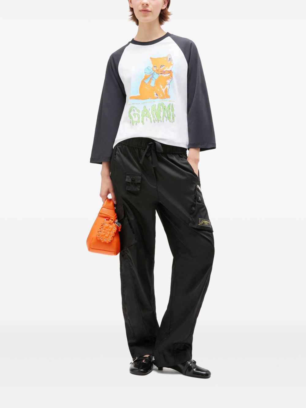 GANNI T-shirts and Polos White Ganni