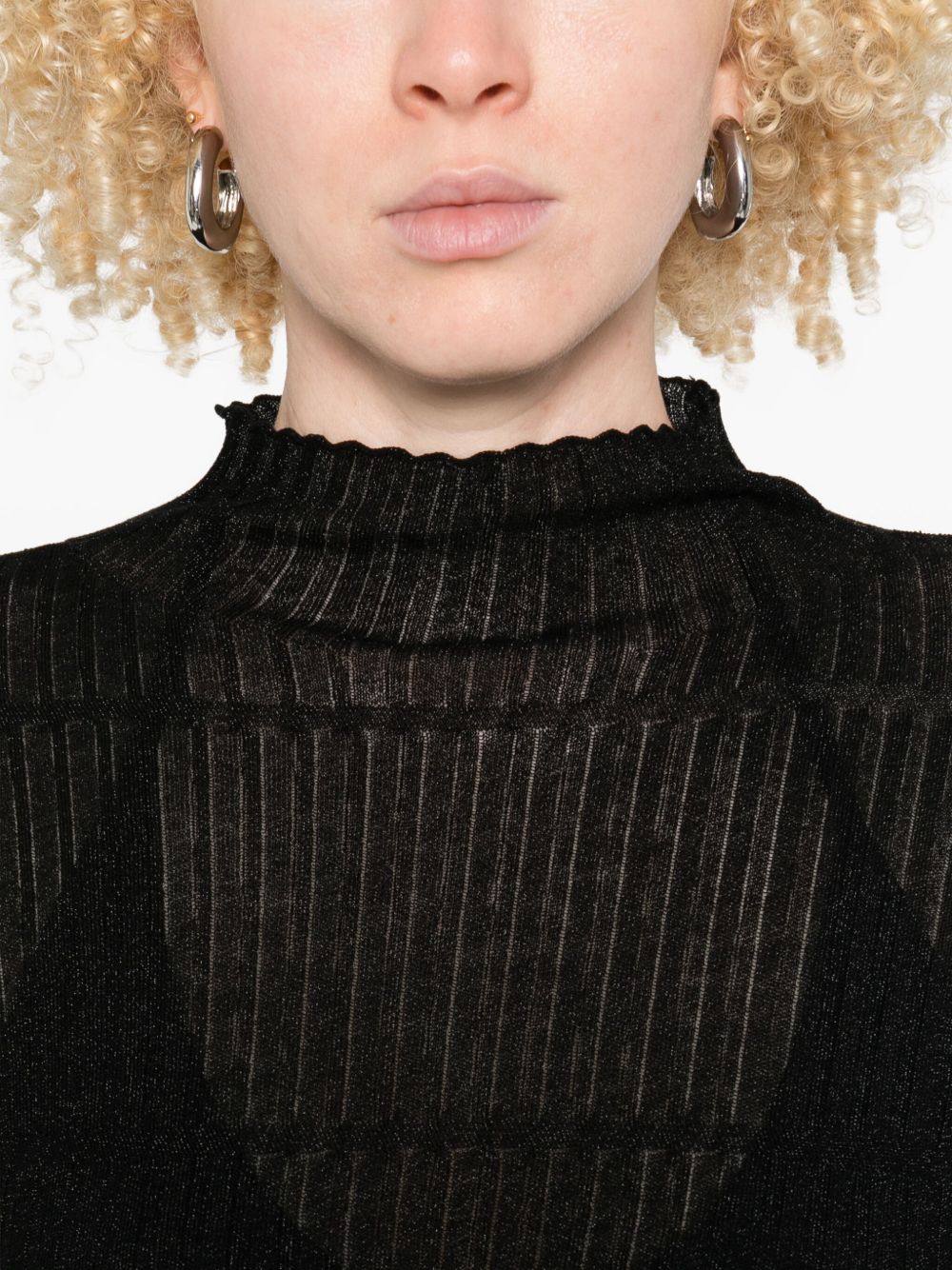 Emporio Armani Rib-knit high-neck sweater Emporio Armani