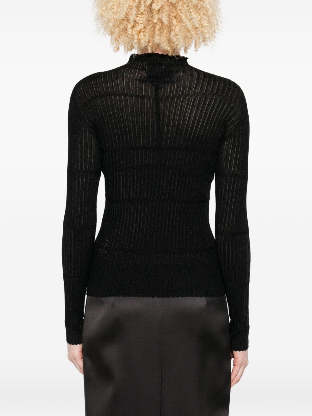 Emporio Armani Rib-knit high-neck sweater Emporio Armani