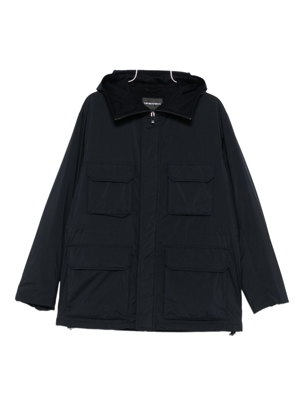 Emporio Armani Hooded multi-pocket coat Emporio Armani
