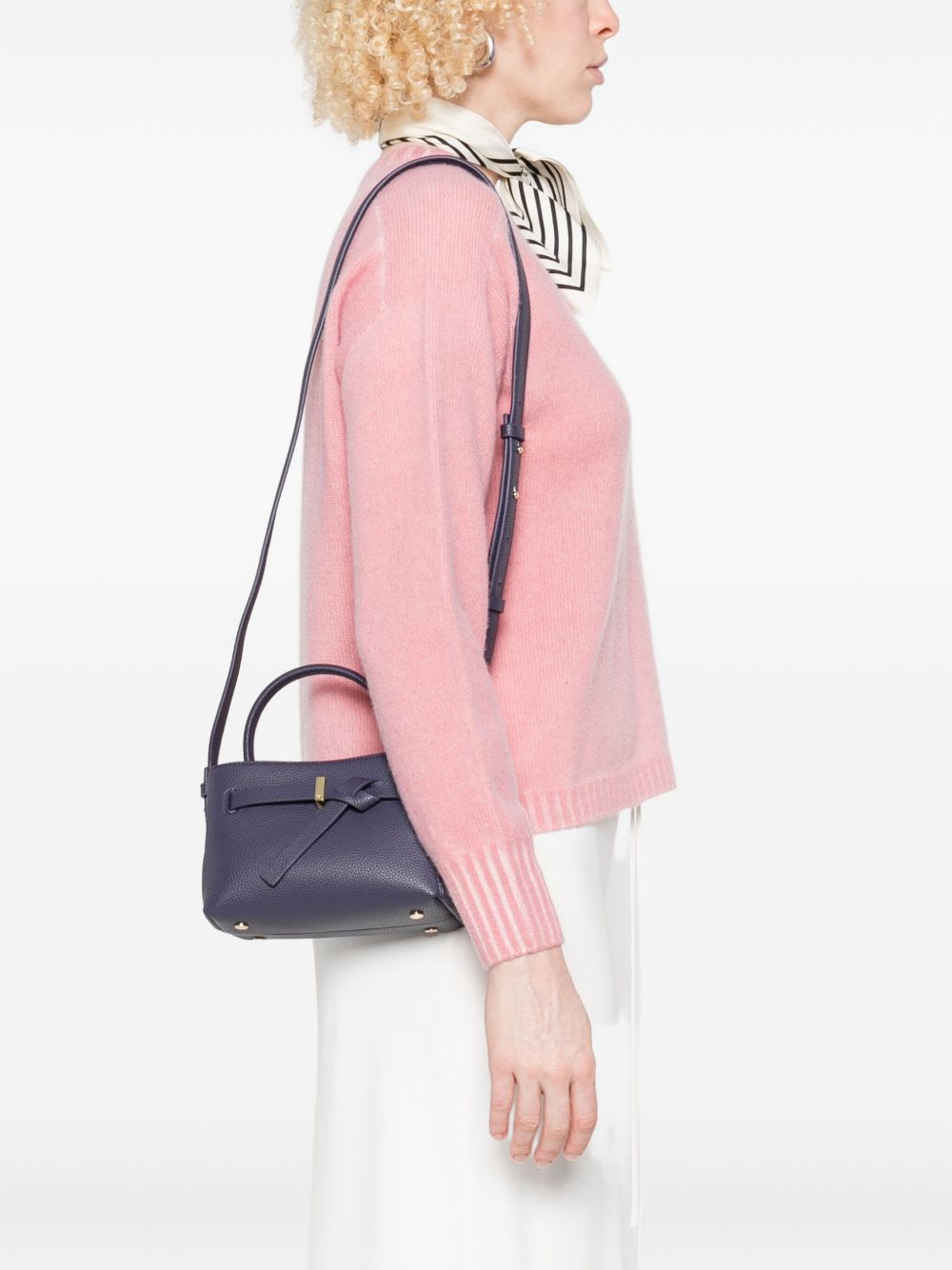 Emporio Armani Mini knotted-detail tote bag Emporio Armani