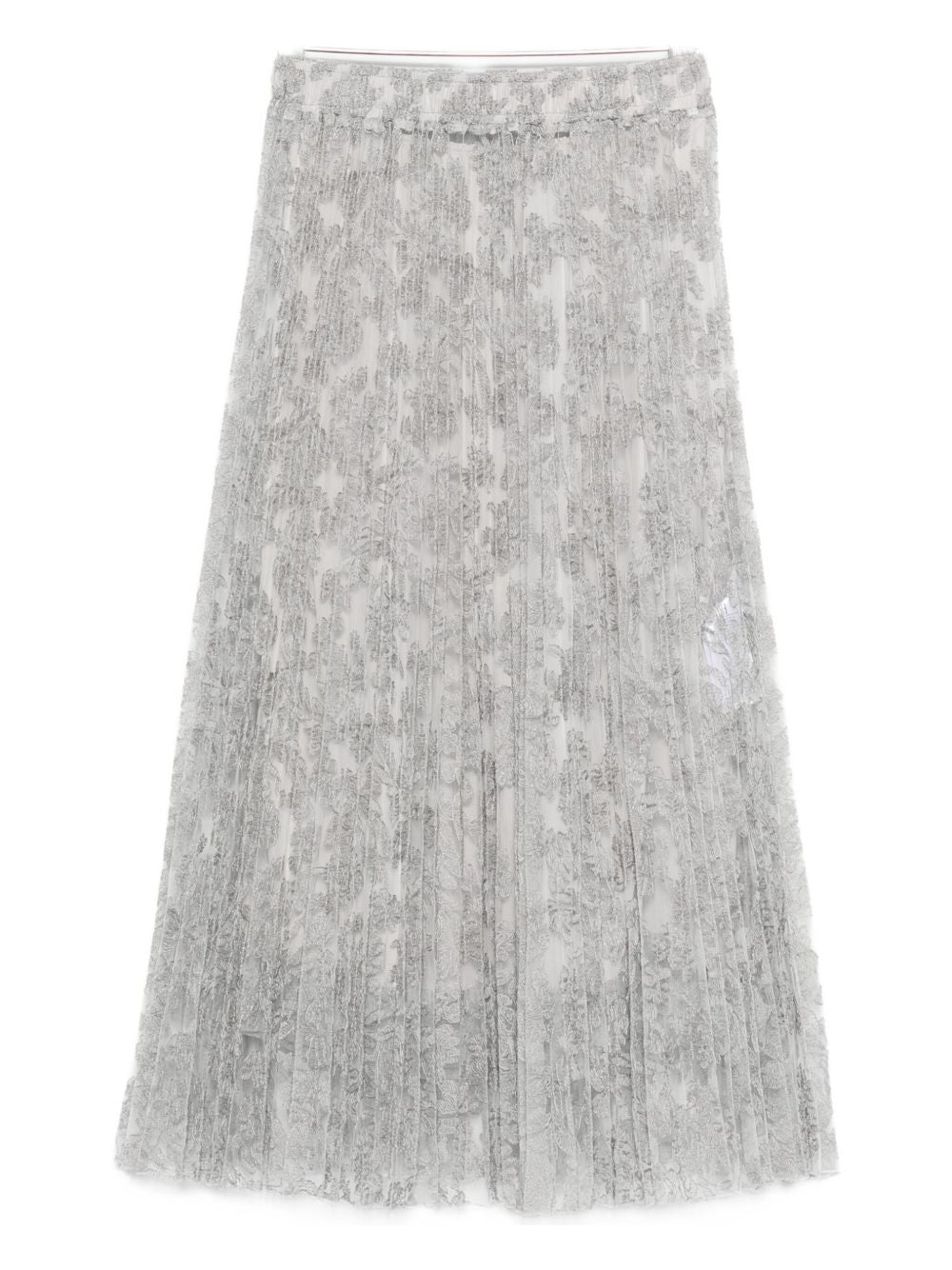 Ermanno Scervino Pleated floral midi skirt Ermanno Scervino