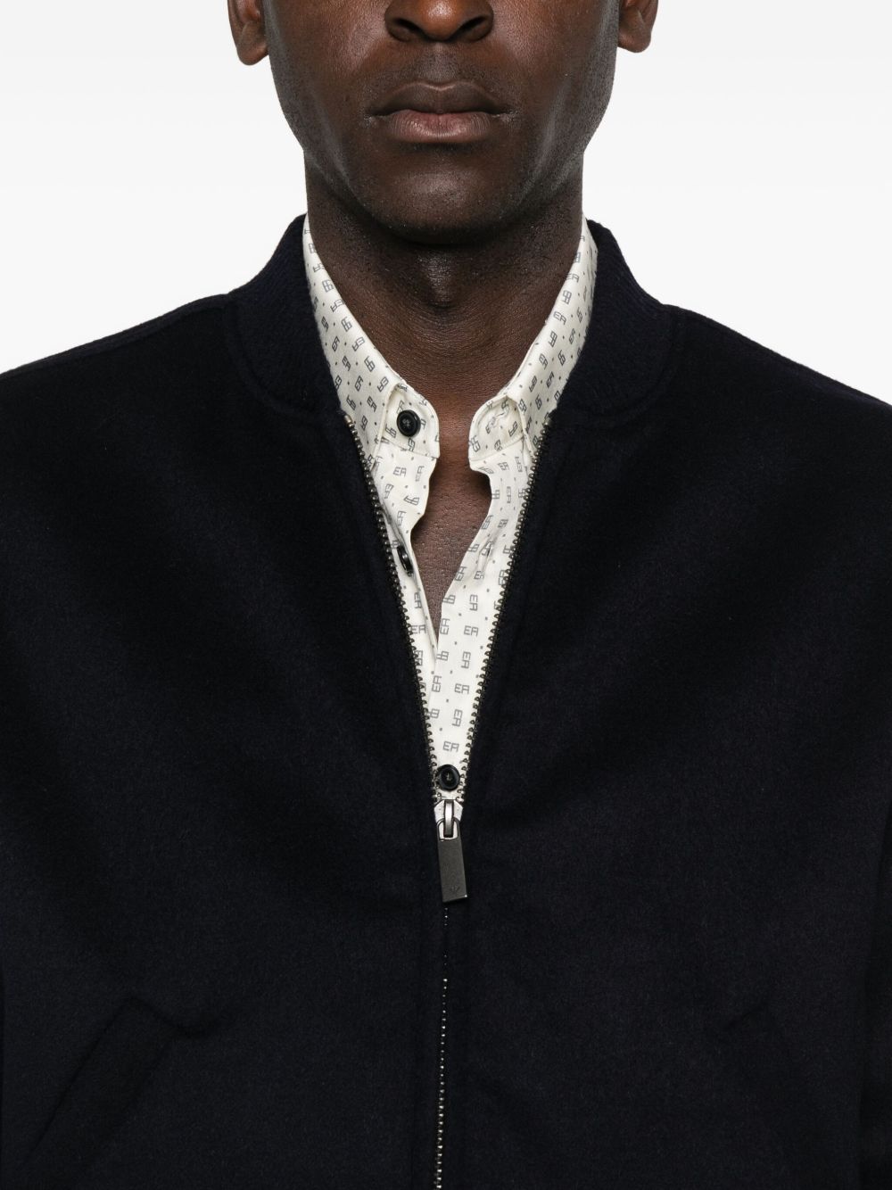 Emporio Armani Zip-front bomber jacket Emporio Armani