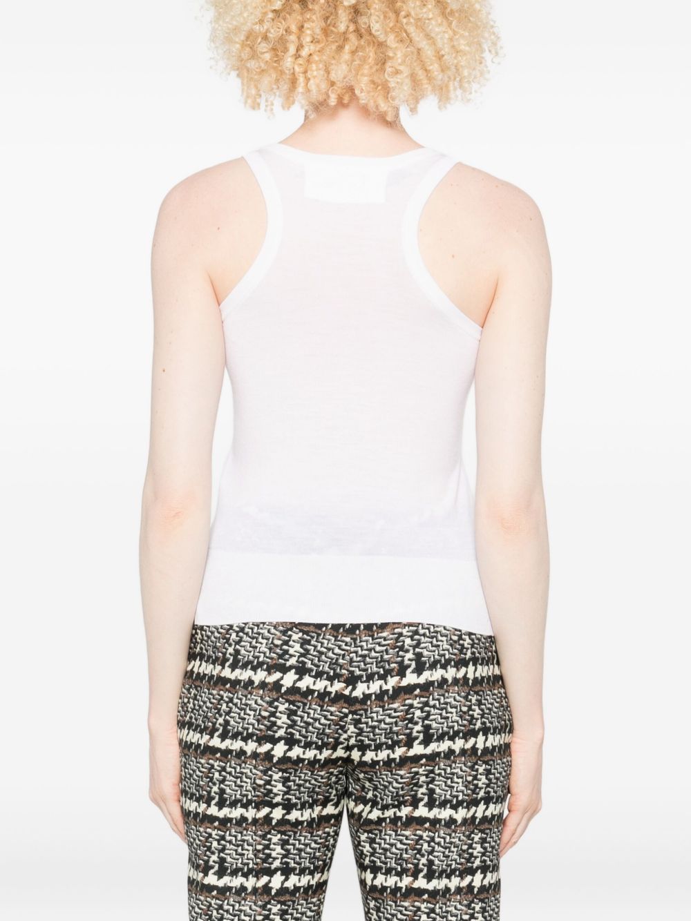 Ermanno Scervino Lace-embellished tank top Ermanno Scervino