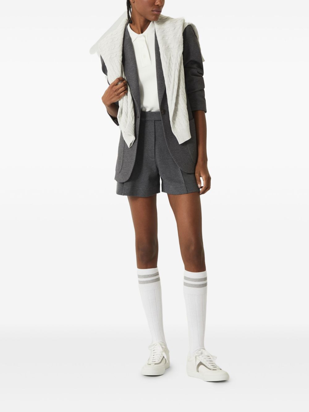Brunello Cucinelli T-shirts and Polos White Brunello Cucinelli