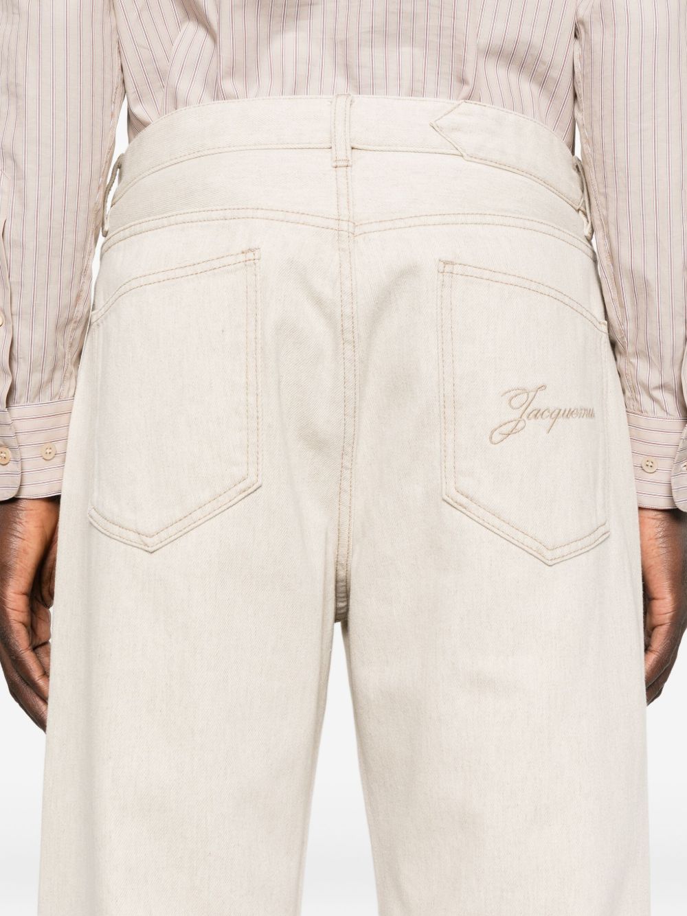 JACQUEMUS Jeans Beige JACQUEMUS