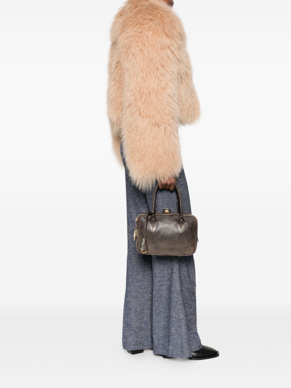 Golden Goose Vita Bag in sheepskin with gold details Golden Goose