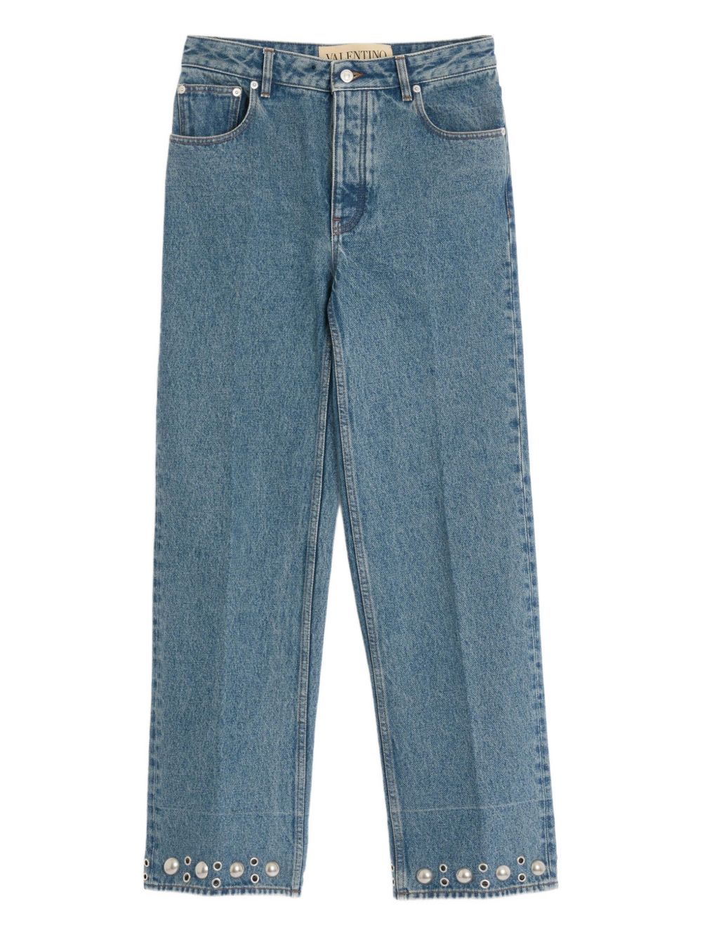 Valentino Cabochon-detail jeans Valentino