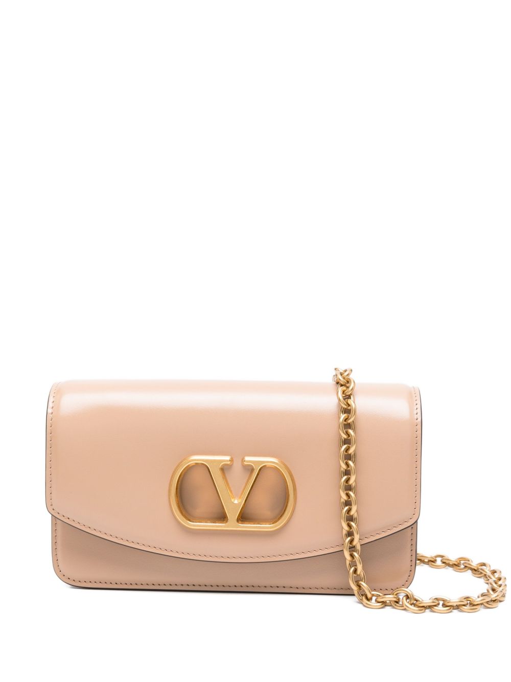 Valentino Garavani Vain Small Leather Clutch Valentino Garavani