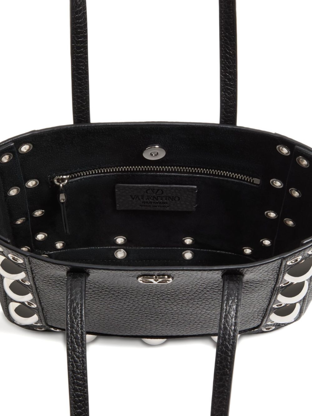 Valentino Garavani Nellcôte Mini Shopping Bag in Grainy Calfskin